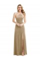 Outlet Stretch Velvet Halter Neck Sleeveless Open Back Long Semi Formal Evening Dress