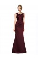 Outlet Satin V-Neck Sleeveless Low Back Long Black Tie Evening Dress