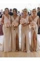 Outlet Soft Chiffon V-Neck Sleeveless Low Back Long Evening Dress