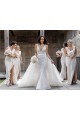 Outlet Soft Chiffon V-Neck Sleeveless Low Back Long Evening Dress