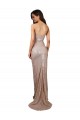 Outlet Sequin Scoop Neck Sleeveless Low Back Long Formal Evening Dress