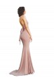 Outlet Spandex V-Neck Sleeveless Low Back Long Formal Evening Dress