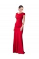 Outlet Stretch Crepe Sleeveless Long Formal Evening Dress